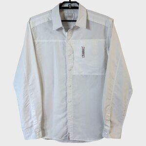 Cookies Snap Button-Up Long-Sleeve Shirt White Men's XL 420 Stash Pocket